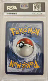 Dos de la carte Pokémon sous boîtier transparent, avec logo PSA, code QR et numéro 158290578.